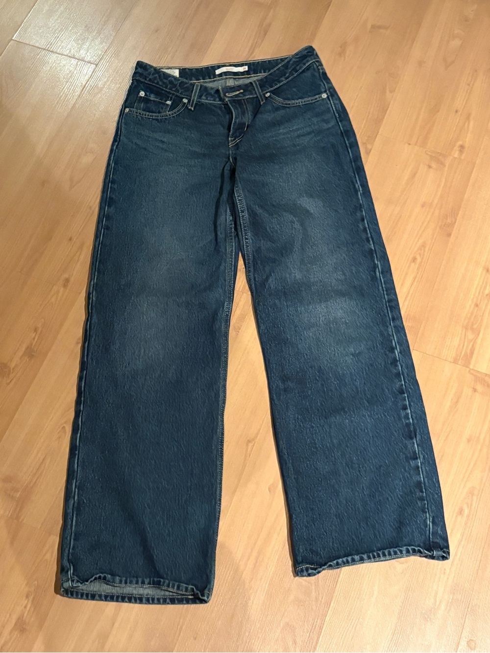 Levi's Dark Blue Wide-Leg Jeans